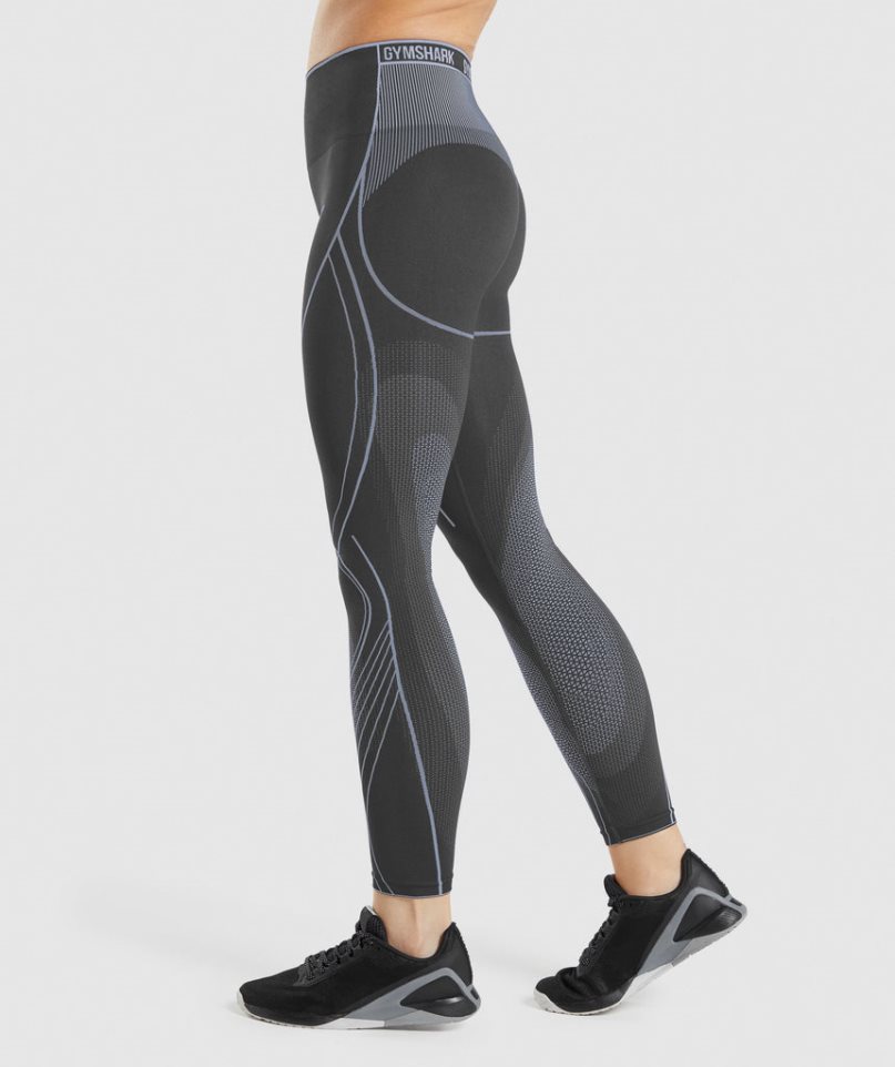 Women's Gymshark Apex Seamless High Rise Leggings Black | NZ 0RYPBN